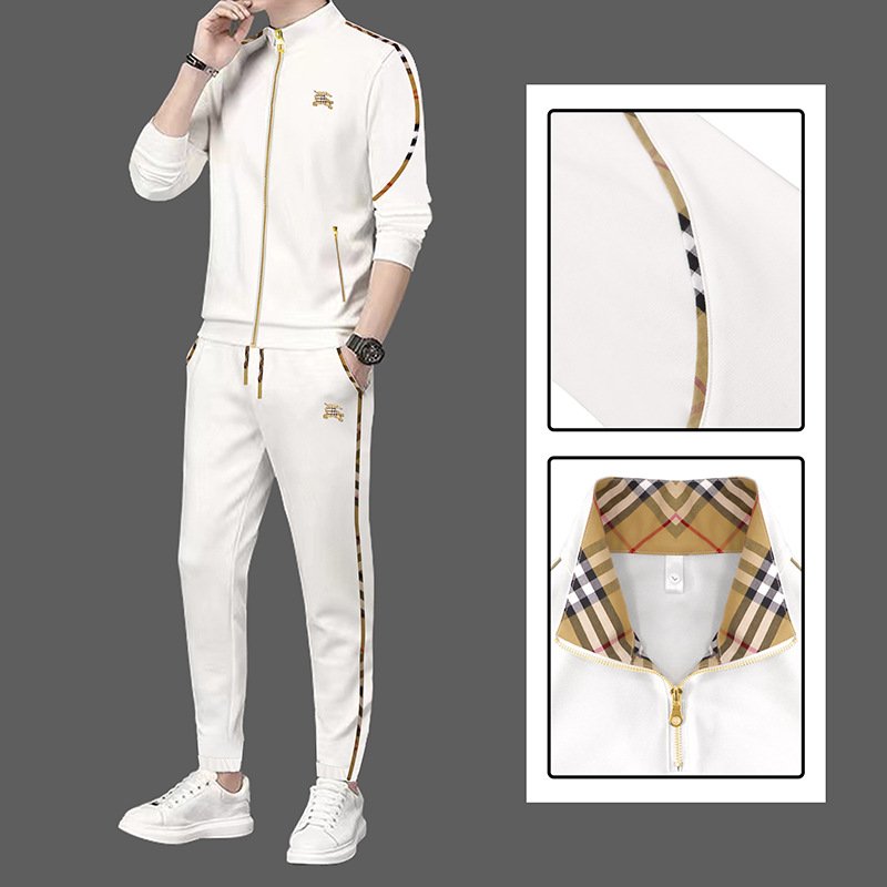 2 piece sweatsuit set men's clothing suits for men's hoodies & sweatshirts set