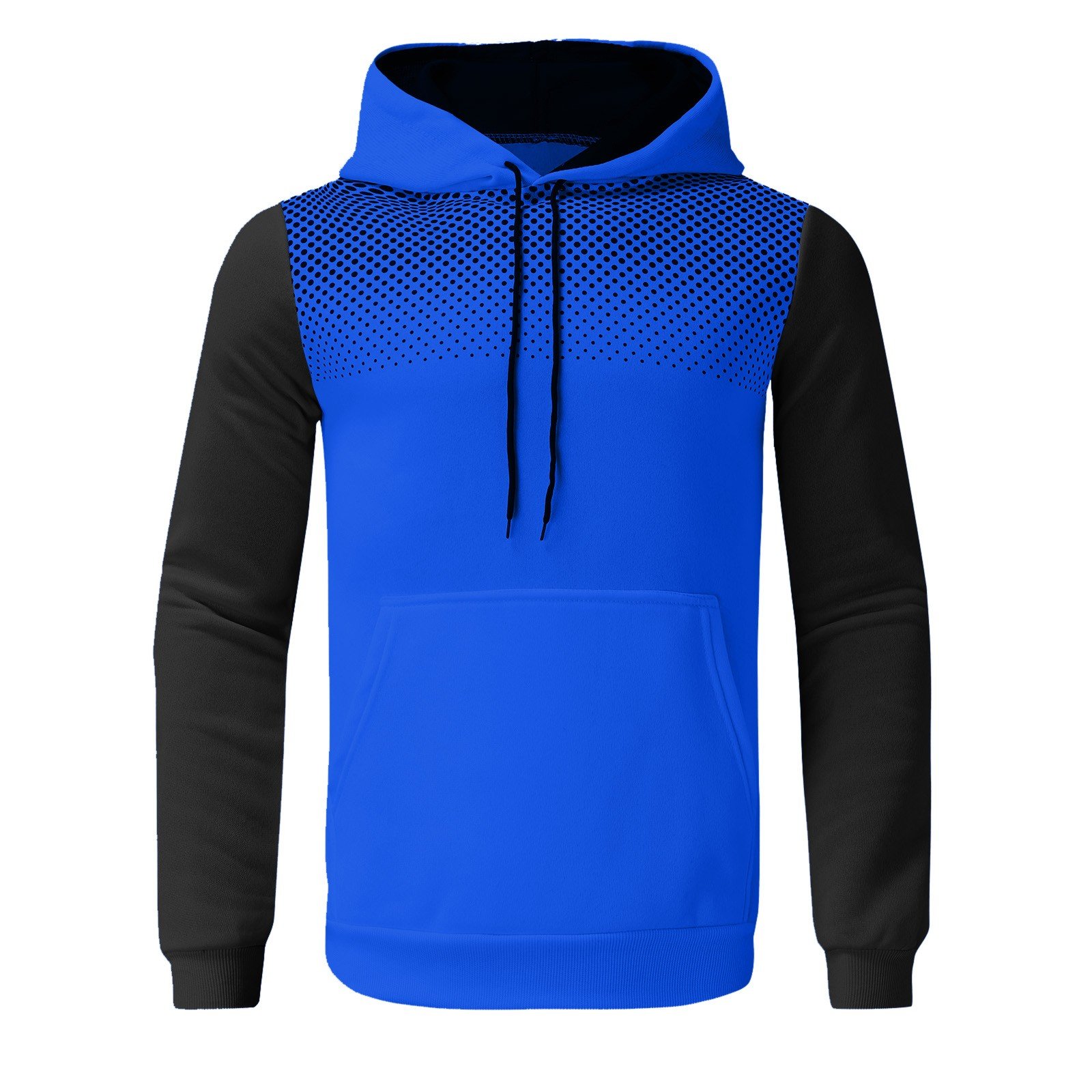 Men's Tracksuit Set Fall winter Fitness Polka Dot Color Matching Zipper Hoodie Sweatshirt Trousers Streetwear Male 2 Piece Sets