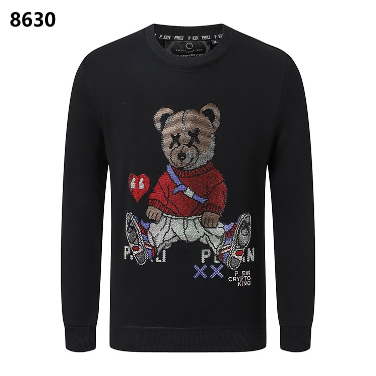 Fit men's PLEIN sweatshirt with comfortable high quality cotton ironing trend