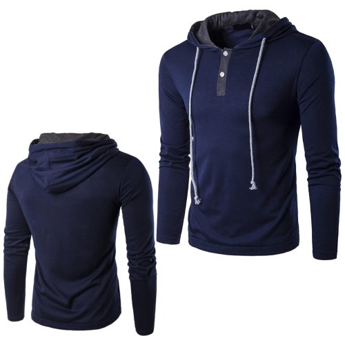 New Fashion Design Hot Selling Mens Jumper Hoodie Solid Merino Wool Light Weight Long Sleeve T-shirt Men's Hoodie Zip Hoodie