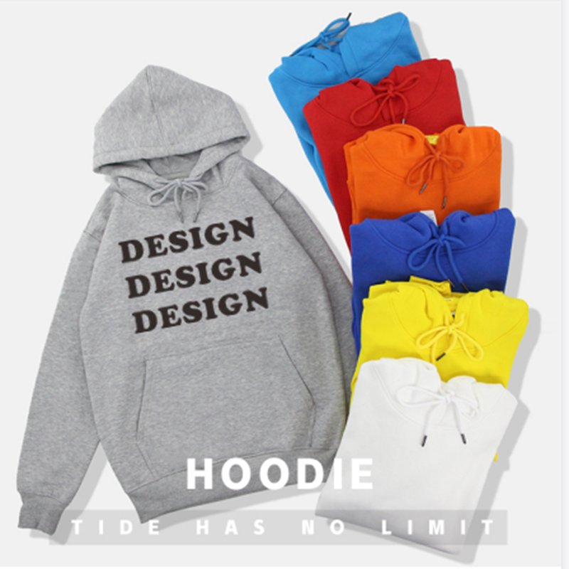 High Quality Wholesale Fleece Sweater Unisex Winter Pullover Plus Size Men's Hoodies & Sweatshirts 100% Cotton Hoddies