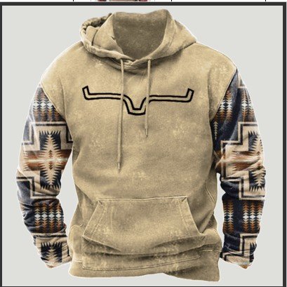 Factory Popular Hoodi Custom Pullover Hoodies Oversized Men's Sweatshirt Animal Color Block Graphic Printed Hoodies