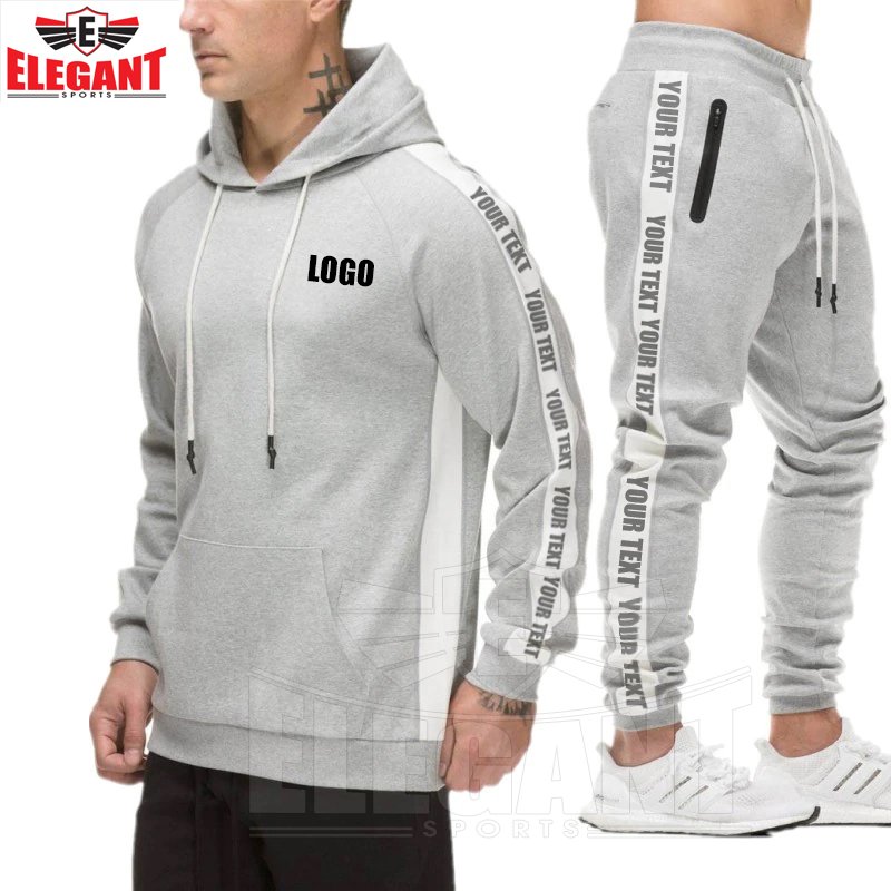 2024 Customized side strip Slim fit Sweat Suit Men women unisex Jogging Sports trapstar men jogging suits street wear Tracksuit