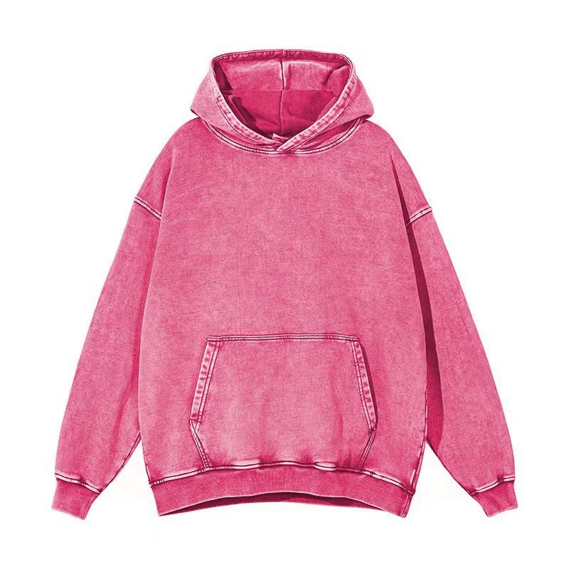 Clothing Manufacturers Vintage Casual Cotton Heavyweight Drop Shoulder 420 Gsm Sweatshirt Plus Size Acid Wash Men's Hoodie