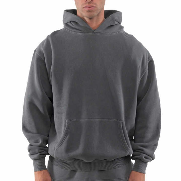 2024 HO Wholesale Puff Printing Heavyweight Cotton Hoodie Men's Oversized Luxury Cotton Custom Hoodies