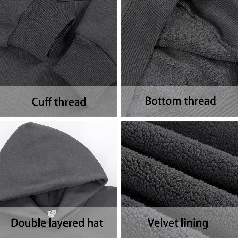 2024 HO Wholesale Puff Printing Heavyweight Cotton Hoodie Men's Oversized Luxury Cotton Custom Hoodies