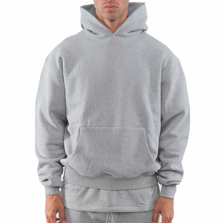 2024 HO Wholesale Puff Printing Heavyweight Cotton Hoodie Men's Oversized Luxury Cotton Custom Hoodies