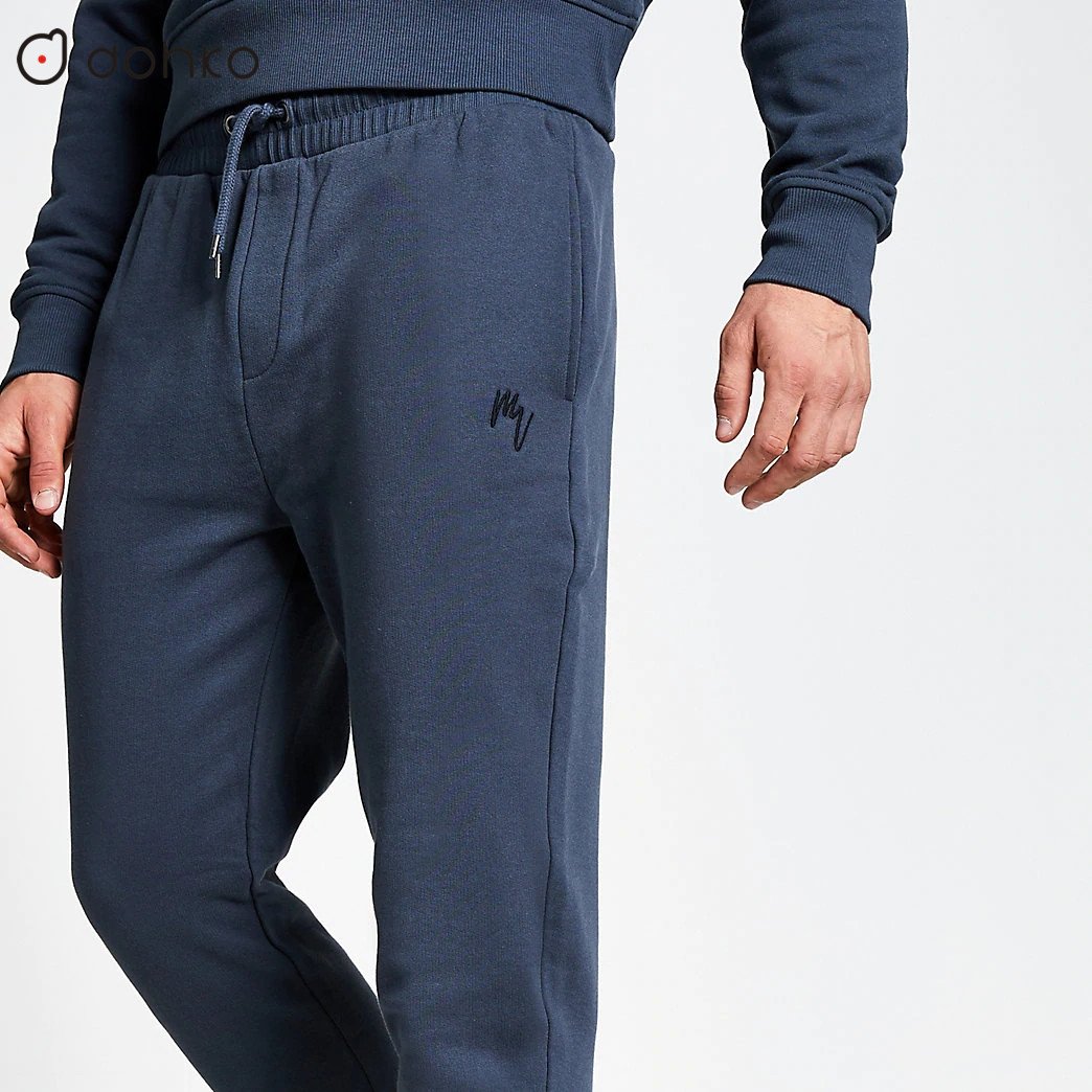 Custom Logo Men's Short Set Breathable Cotton Tracksuit with Hoodie and Sweatpants Print Pattern for Summer and Winter