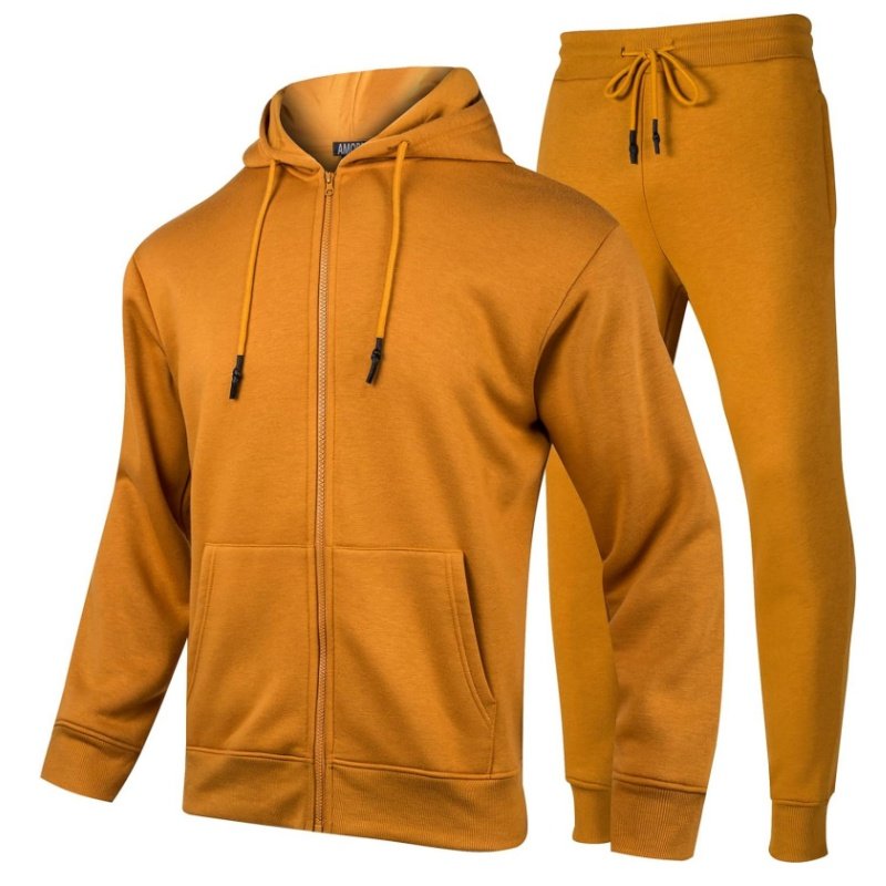 Manufacturer's Plus Size Casual Men's Winter Track Suit Breathable Hoodie Jogger Sets with Sweatshirt Maternity Clothing Adults