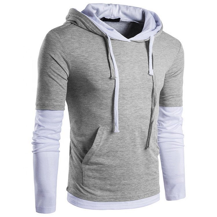 New Arrival Wholesale Oem Customize Hoodie blank plain custom men's hoodie two Tone Color hoodies