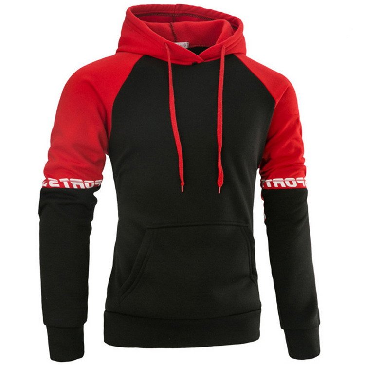 New Arrival Wholesale Oem Customize Hoodie blank plain custom men's hoodie two Tone Color hoodies