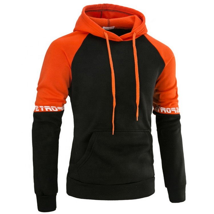 New Arrival Wholesale Oem Customize Hoodie blank plain custom men's hoodie two Tone Color hoodies