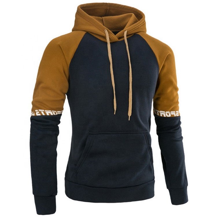 New Arrival Wholesale Oem Customize Hoodie blank plain custom men's hoodie two Tone Color hoodies