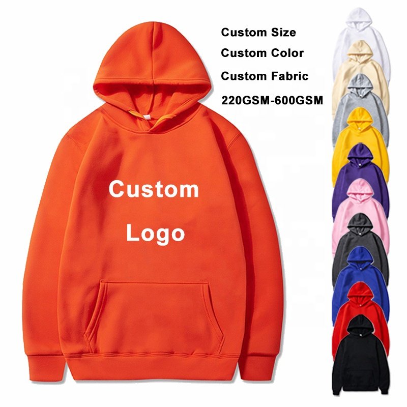 Custom Logo Hoodies Plain OEM ODM Men's Hoodies & Sweatshirts Blank Sublimation Unisex Sweatpants And Hoodie Set Manufacturers