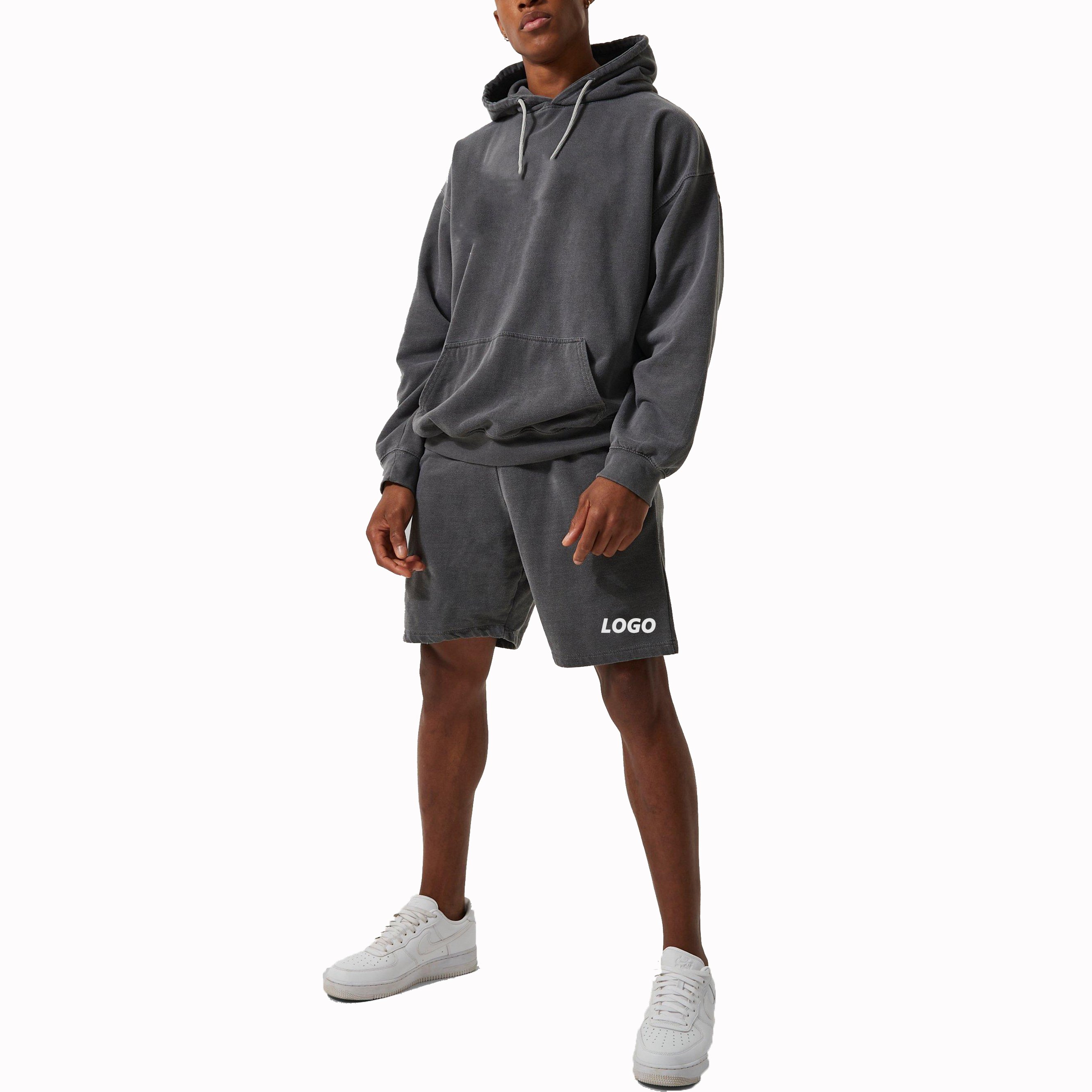 Decheng Custom Washed Hoodie Manufacturers Acid Wash Essential Hoodie High Quality 100% Cotton Hoodies Men