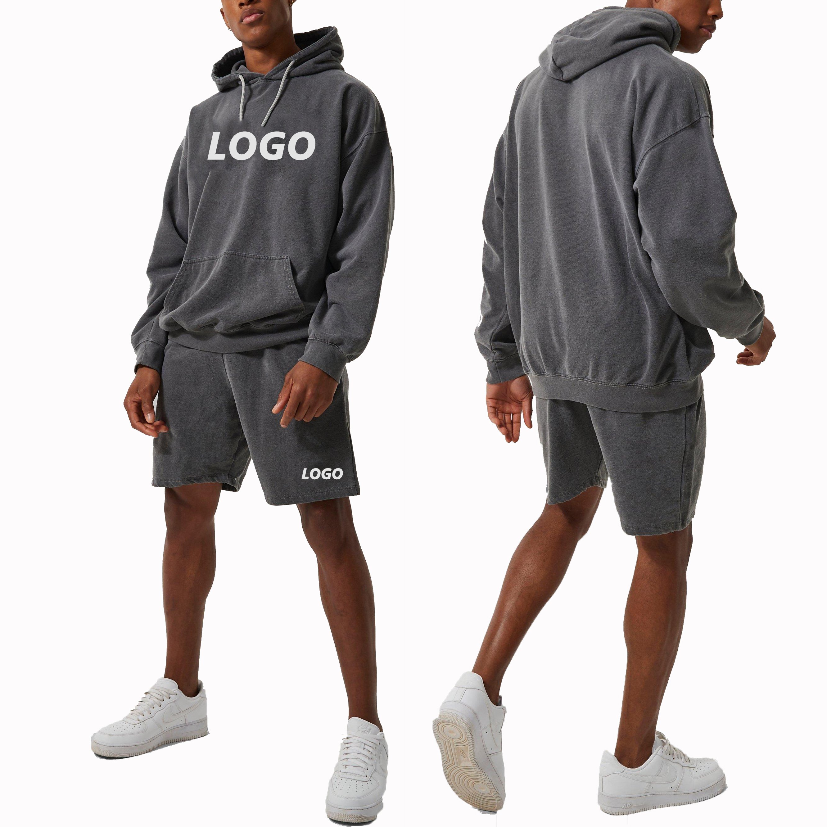Decheng Custom Washed Hoodie Manufacturers Acid Wash Essential Hoodie High Quality 100% Cotton Hoodies Men