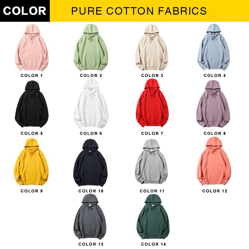 Custom Logo Oversized men's hoodies & sweatshirts Pullover Blank Plain Hoodies Cotton Custom hoodies men