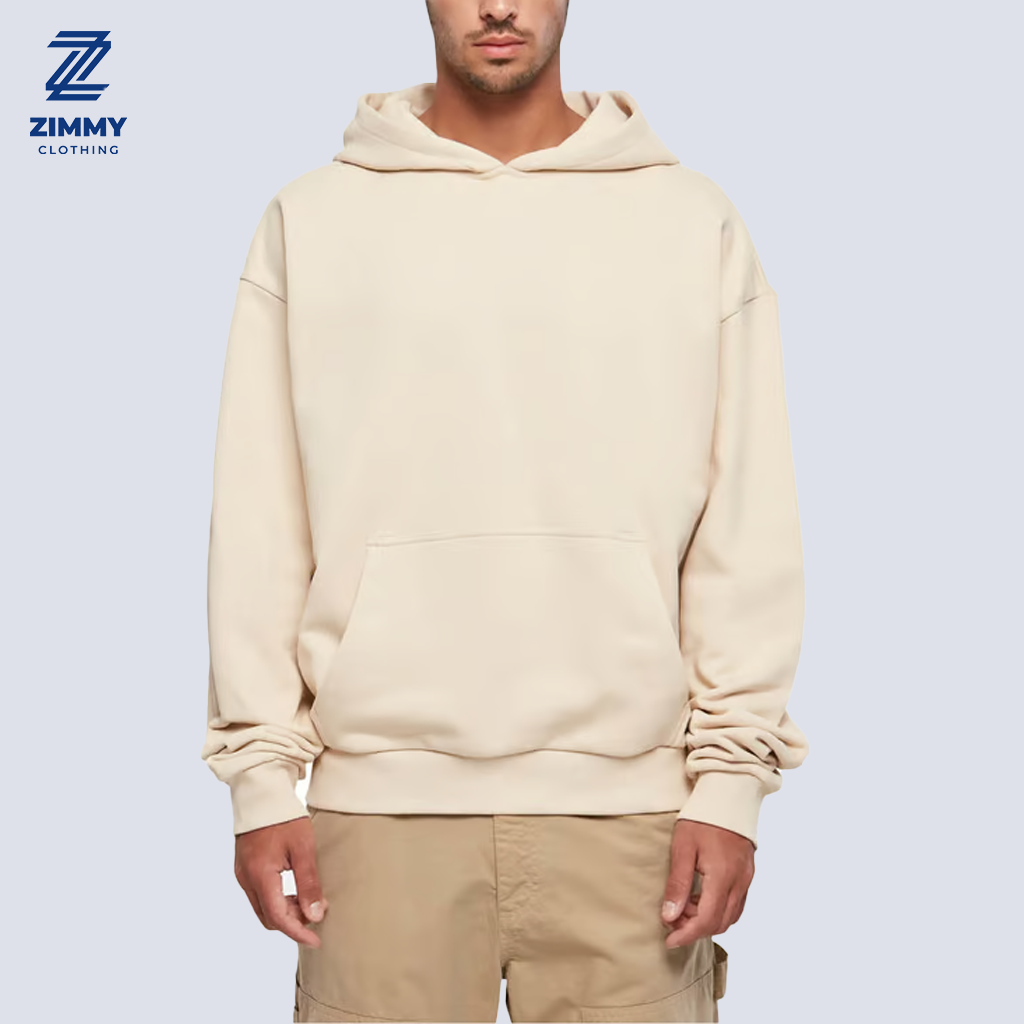 heavyweight hoodie White full zip up hoodie streetwear Men's hoodies