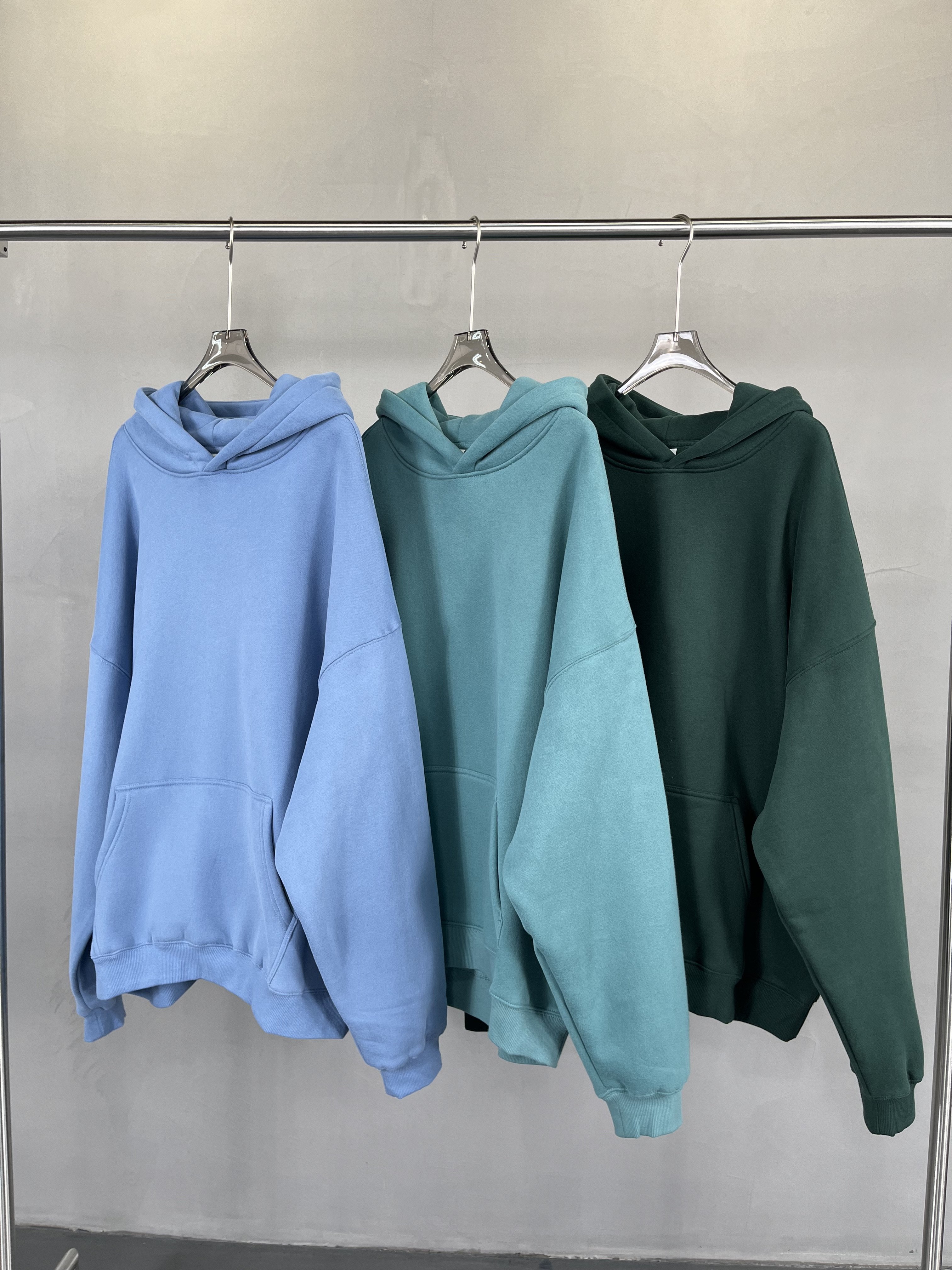 Customized Luxury Hoodie Streetwear 400gsm 100% Cotton Oversized Hoodie casual Blank men's hoodies