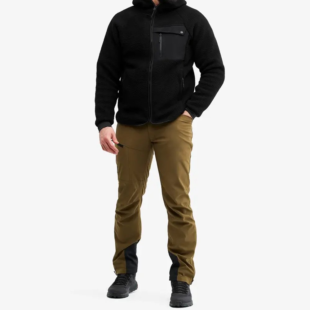 Plus Size Quick Dry Breathable Men Sherpa Fleece Hoodies / Streetwear Men's Heavyweight Slim Fit Sherpa Hoodies