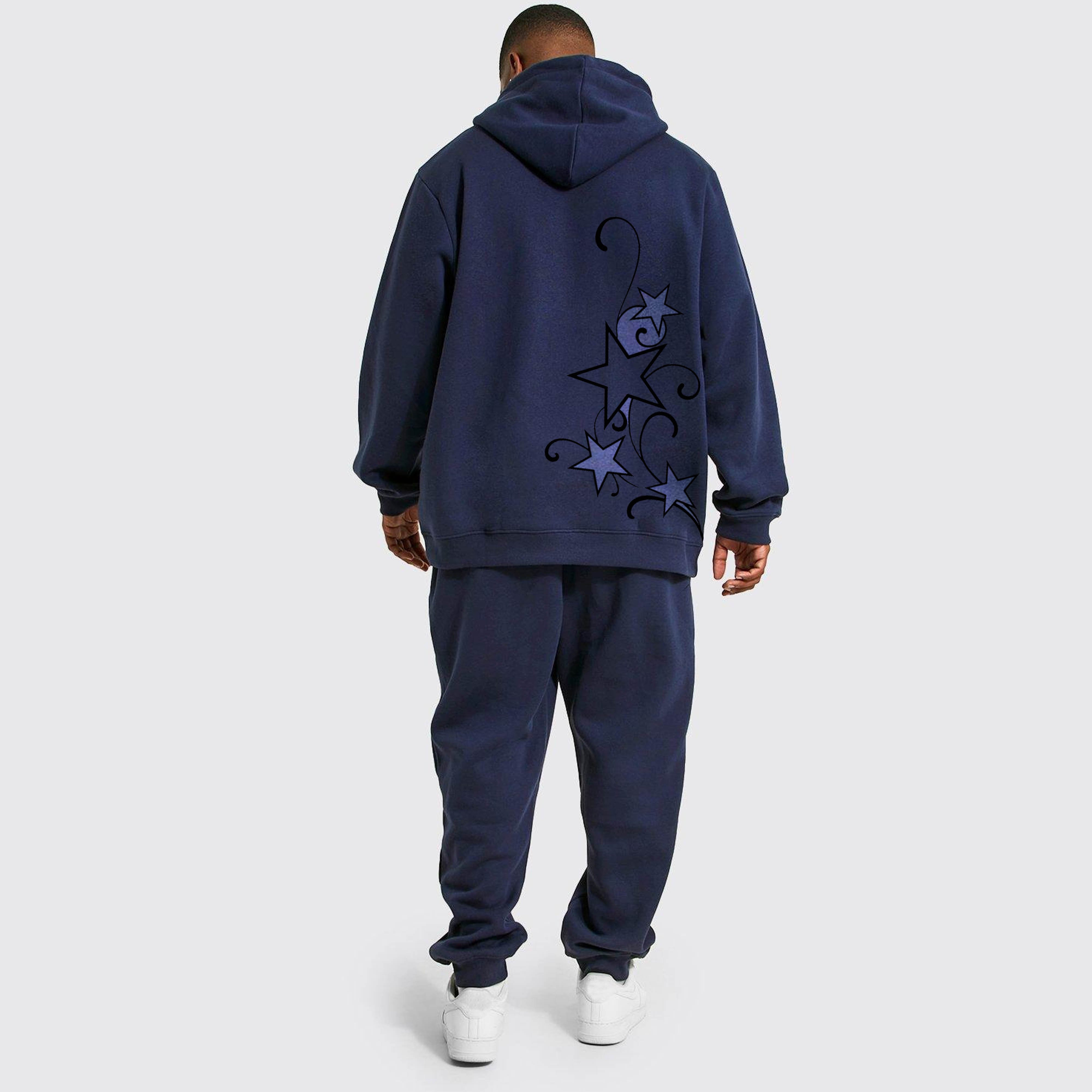 Fashionable Custom Jogger Suit Male Printed Cotton Heavy Boys Sports Sweatsuit Set Custom Fleece Tracksuits Sets For Men