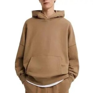 SevenDosong Men's Cotton Blank Thick French Terry Heavy Weight Oversized Fit Custom Print Logo Men's Hoodies&sweatshirts