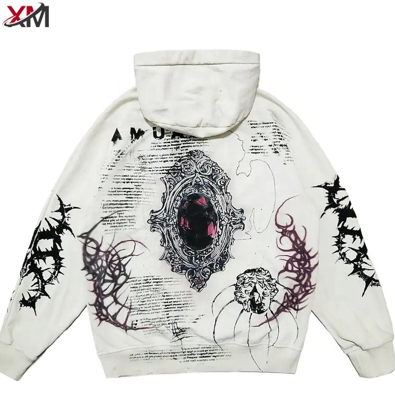 Hot Sell 100% Cotton Unisex Sublimation Sweatshirt Embroidery Custom Logo Printing Pullover Oversize Men's Hoodies & Sweatshirts