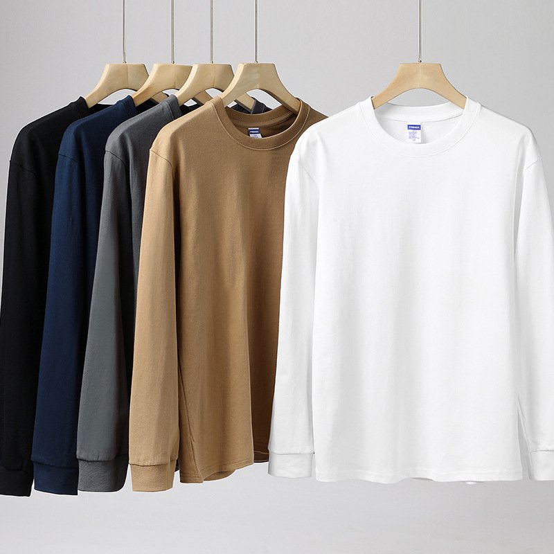 Breathable Heavyweight 260g Men'S Hoodies Round-Neck Long Sleeve Plus Size Men'S Hoodies