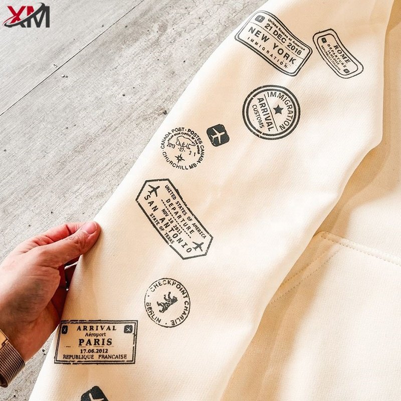 Autumn And Winter Unisex Custom Logo Crewneck Printing Sweatshirt 100% Cotton Embroidery Pullover Plus Size Men's Hoodies