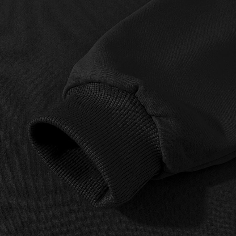 Blank hooded plus size men's pullover thermal hoodie Cotton polyester heavyweight wholesale men's hoodies