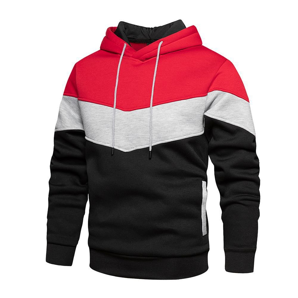 PASUXI Customized New Solid Color Sweatshirt Men's Long Sleeve 3D Sports Casual Loose Pullover Sweatshirt