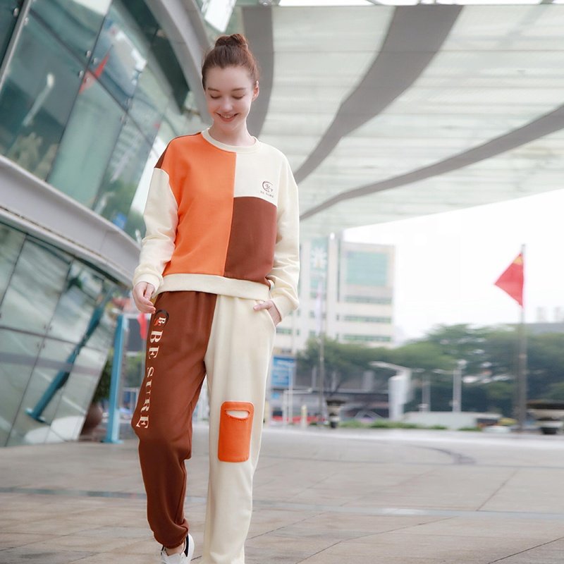 High Quality Solid Color Joggers Pants Thick Cotton Fleece Street Wear High Waist Loose Fit Sweatpants Women