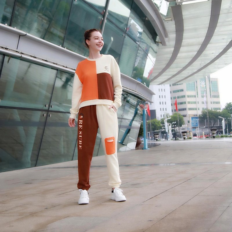 High Quality Solid Color Joggers Pants Thick Cotton Fleece Street Wear High Waist Loose Fit Sweatpants Women
