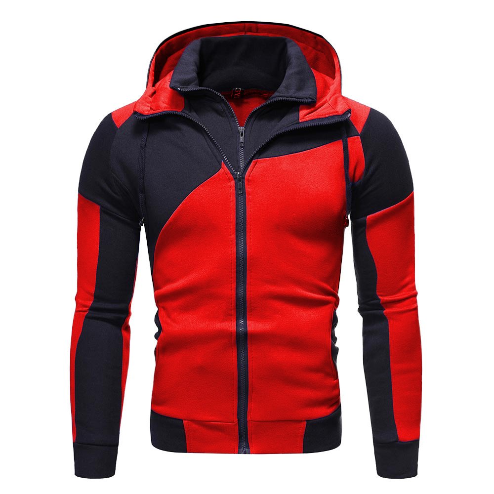 Long Sleeve Patchwork 2PC Joggers Suits Casual Zipper Sportswear Jogging Trouser Running Men's Hoodies Sweatshirts Sets