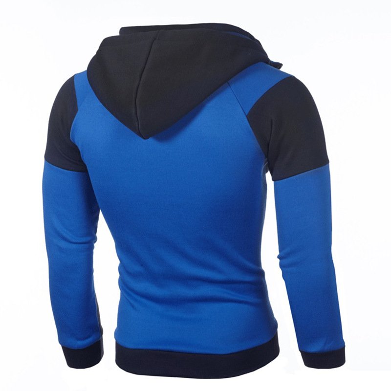 Long Sleeve Patchwork 2PC Joggers Suits Casual Zipper Sportswear Jogging Trouser Running Men's Hoodies Sweatshirts Sets