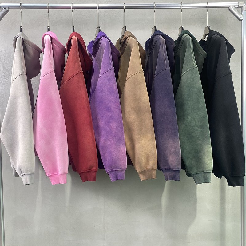 Custom 360G Heavyweight Oversized Double Zipper Pockets Casual Sport Streetwear High Quality Fleece Fabric Unisex Zipper Hoodie