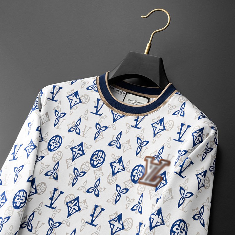 Men's cotton Hoodie embroidered pullover men's long-sleeved T-shirt Men's hoodie