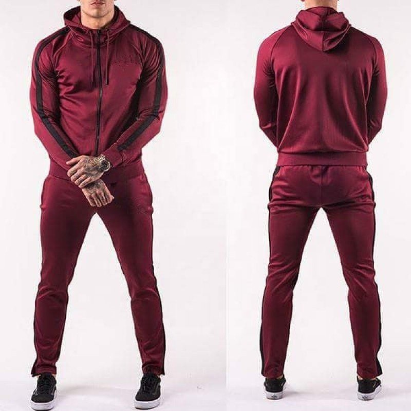 Men's Winter Gym Training Tracksuits Warm Fashion Workout Running Hoodies with Private Brand Logos Adult Jogging Sets