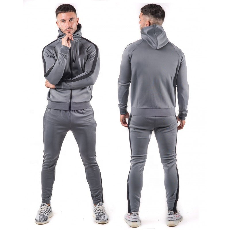 Men's Winter Gym Training Tracksuits Warm Fashion Workout Running Hoodies with Private Brand Logos Adult Jogging Sets