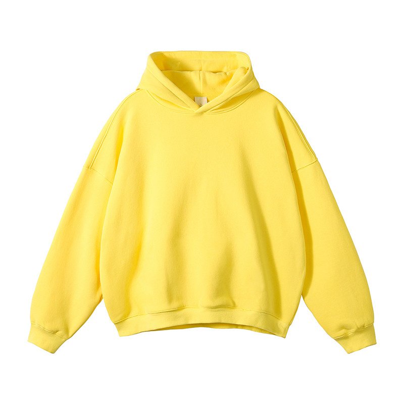 RUICHI No Pockets No String Hoodies Custom Fleece Thick 360 Grams Heavyweight Men's Hoodies