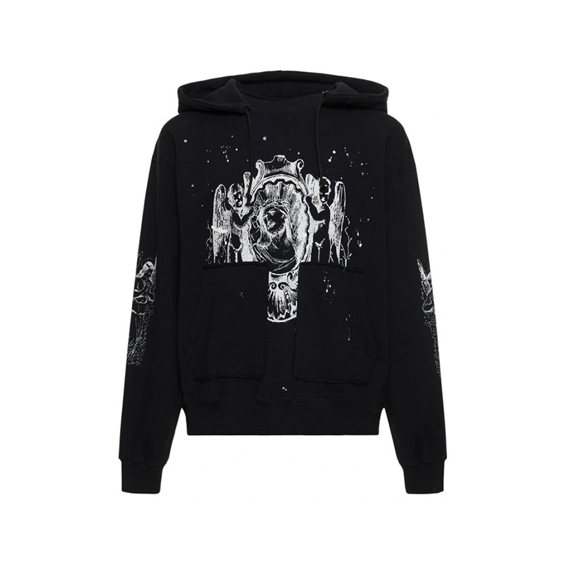 Custom logo Men Heavyweight unisex Sweatshirts Manufacturer Pullover Streetwear embroidery Print Oversized 500 gsm crop Hoodies