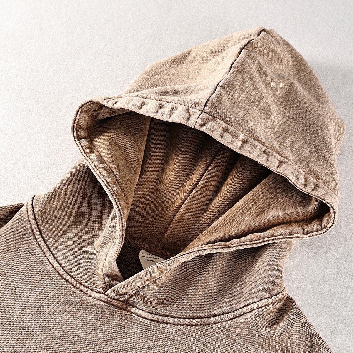 Wholesale unisex batik 450G 100% cotton heavyweight Blank fashion Oversized hoodies for men with Pocket