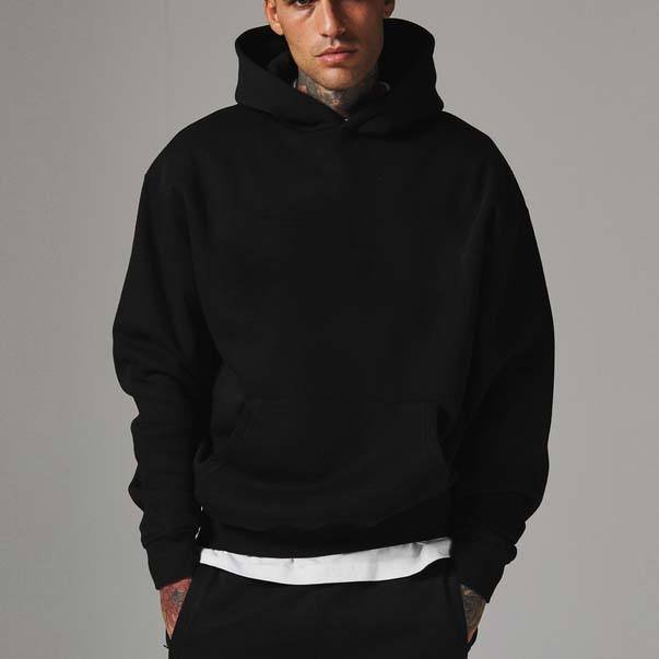 Wholesales Cotton Street Wear Blank Plain Men's Hoodie baggy soft cotton hoodies ready to ship plain men's hoodie