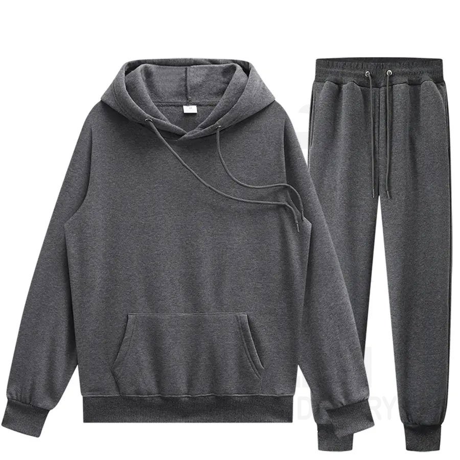 Tracksuits Custom Cotton Sports Men's Jogger Sweatsuit Gym Plain Fleece Winter Jogging Hoodies Tracksuit