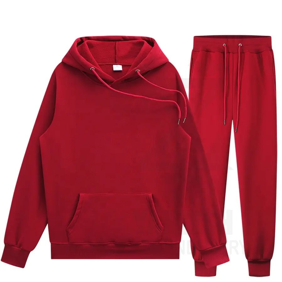 Tracksuits Custom Cotton Sports Men's Jogger Sweatsuit Gym Plain Fleece Winter Jogging Hoodies Tracksuit