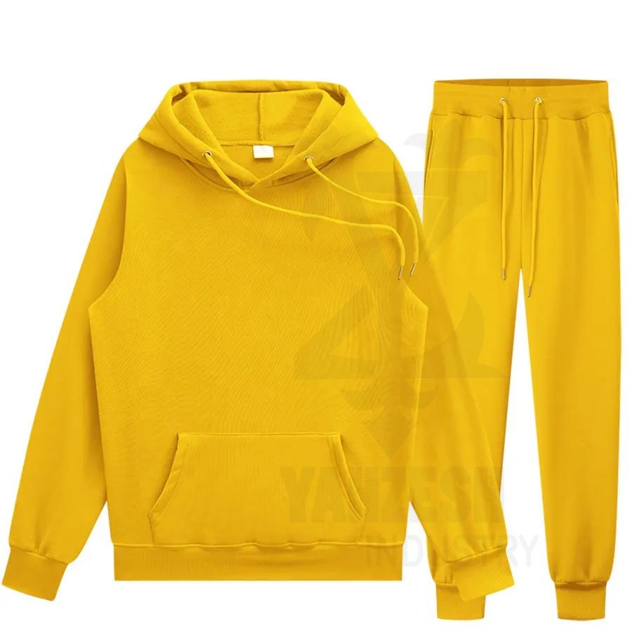 Tracksuits Custom Cotton Sports Men's Jogger Sweatsuit Gym Plain Fleece Winter Jogging Hoodies Tracksuit