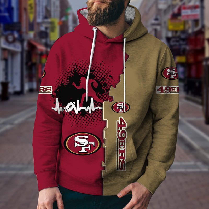 Newest Design American Football Team Sports High Quality Winter Sweatshirts Casual Sports Men's Hoodies
