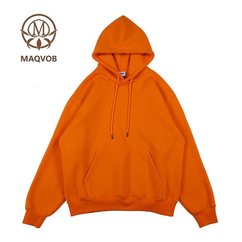 MAQVOB high quality wholesale clothing custom logo manufacturer OEM ODM plus size street wear men's hoodies & sweatshirts