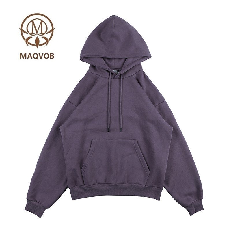 MAQVOB high quality wholesale clothing custom logo manufacturer OEM ODM plus size street wear men's hoodies & sweatshirts