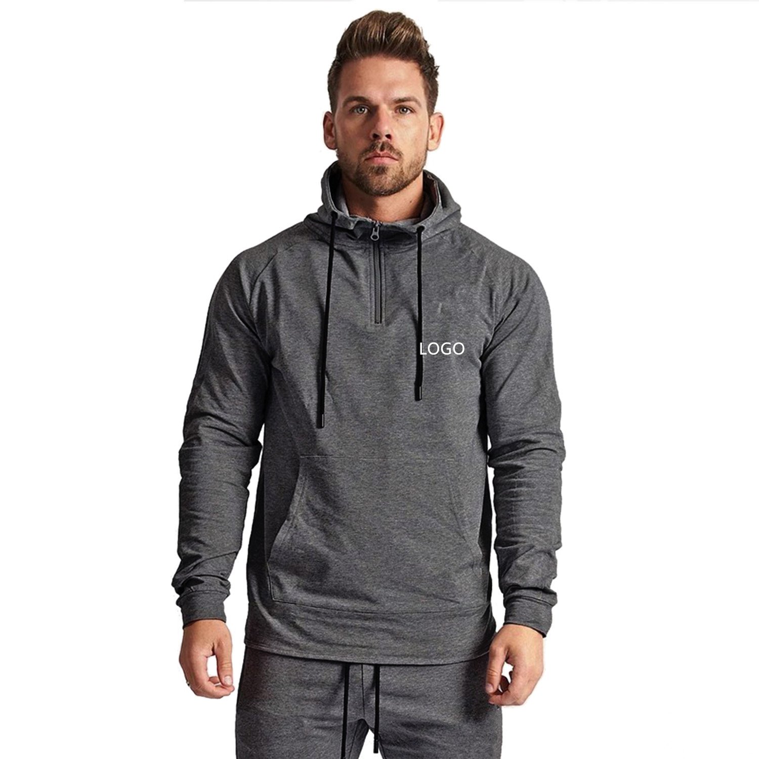 Winter Custom Oversized Plain Cotton Blank Hoodies Mens Pullover Unisex Bulk Plus Size Men's Hoodies & Sweatshirts